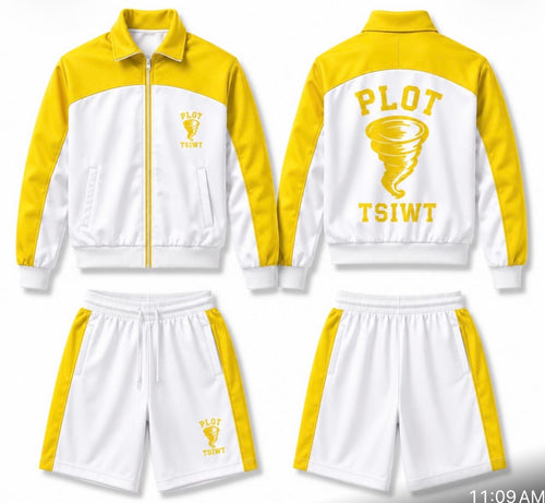 PLOT TSIWT Track Suit Set - Blue/White